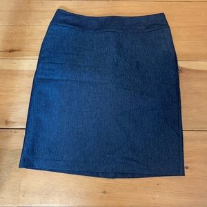 Jean fabric skirt